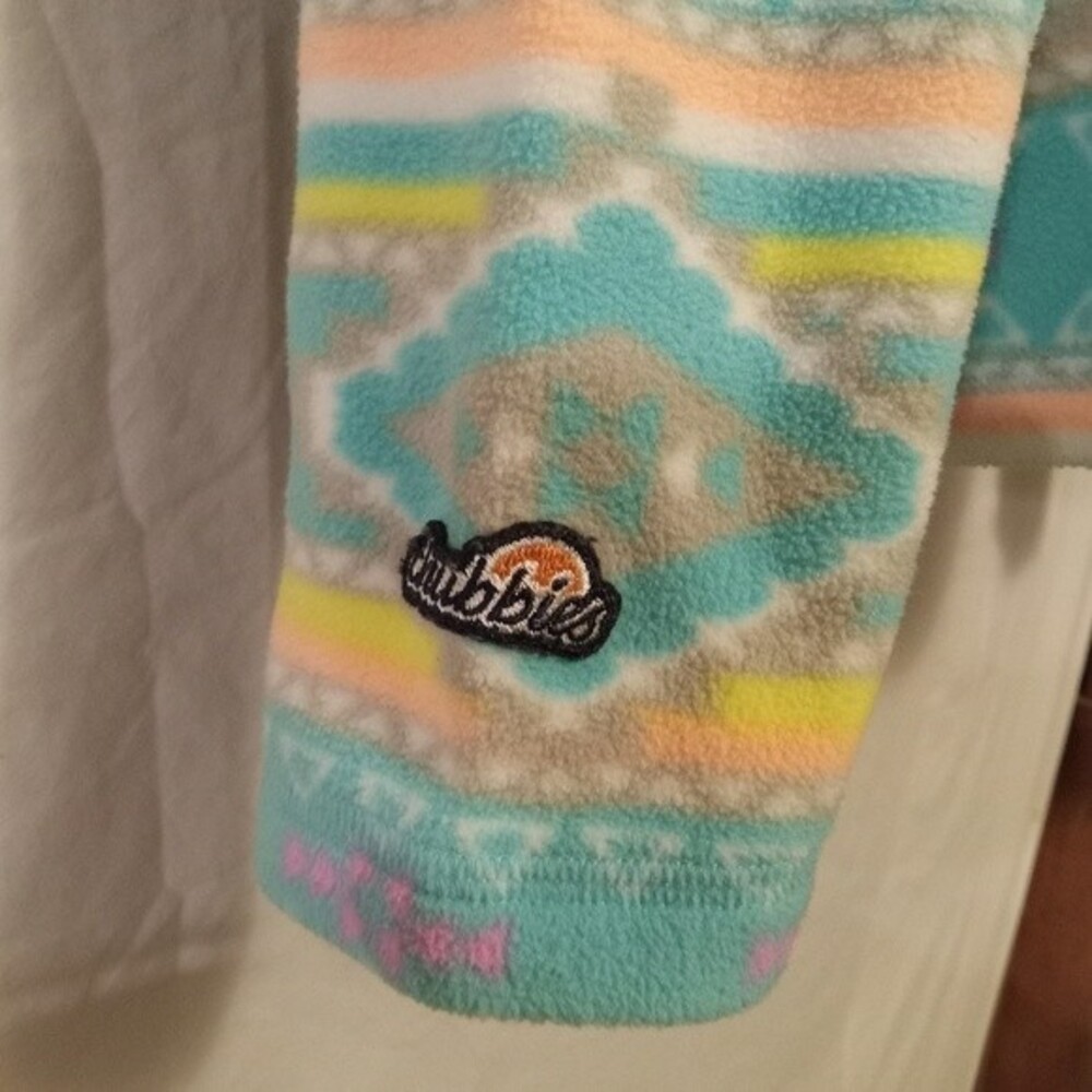 Chubbies Aztec Print Quarter Zip Pullover Jacket - image 7